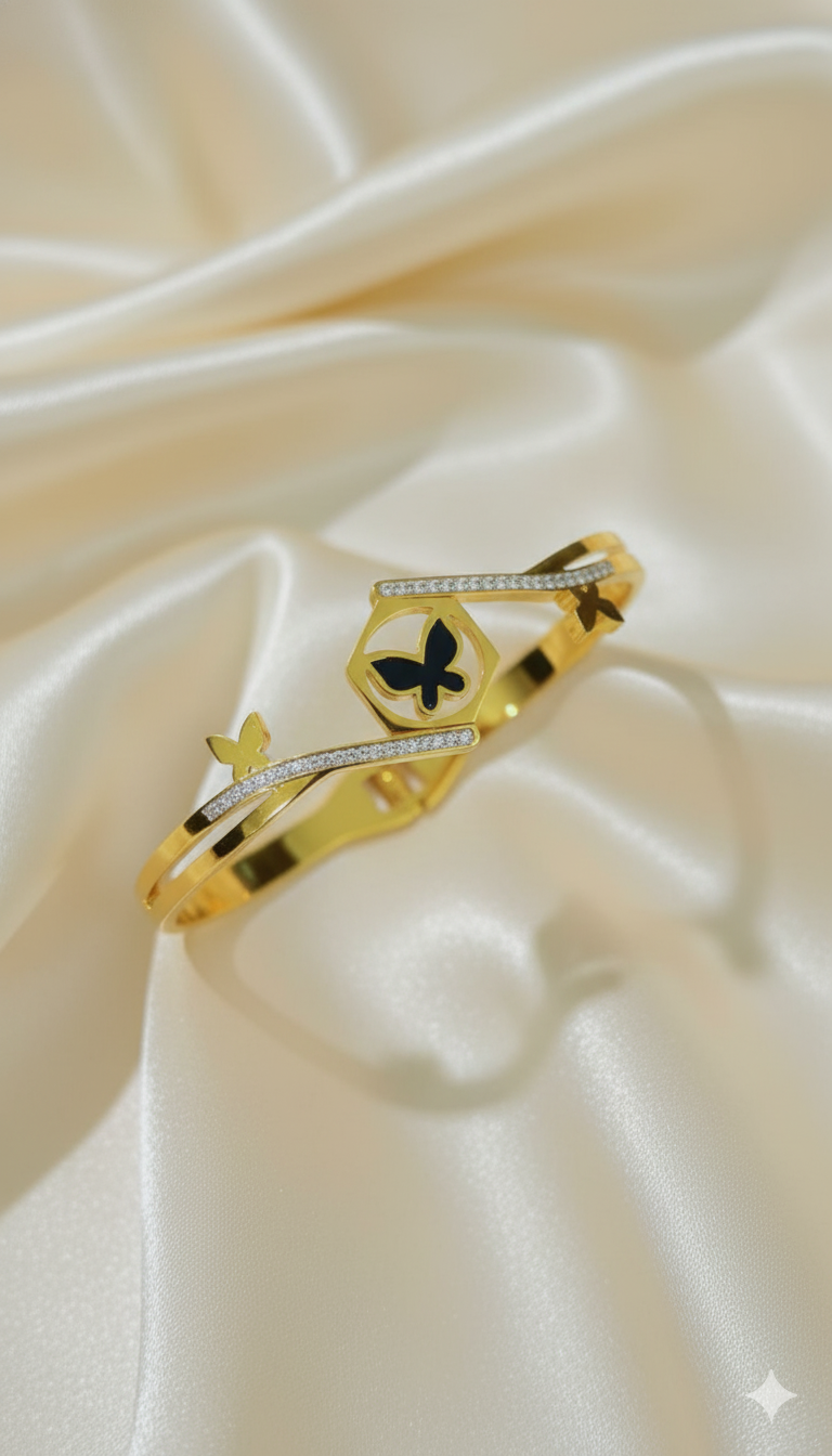 Gold Plated Bangle Bracelet for Women