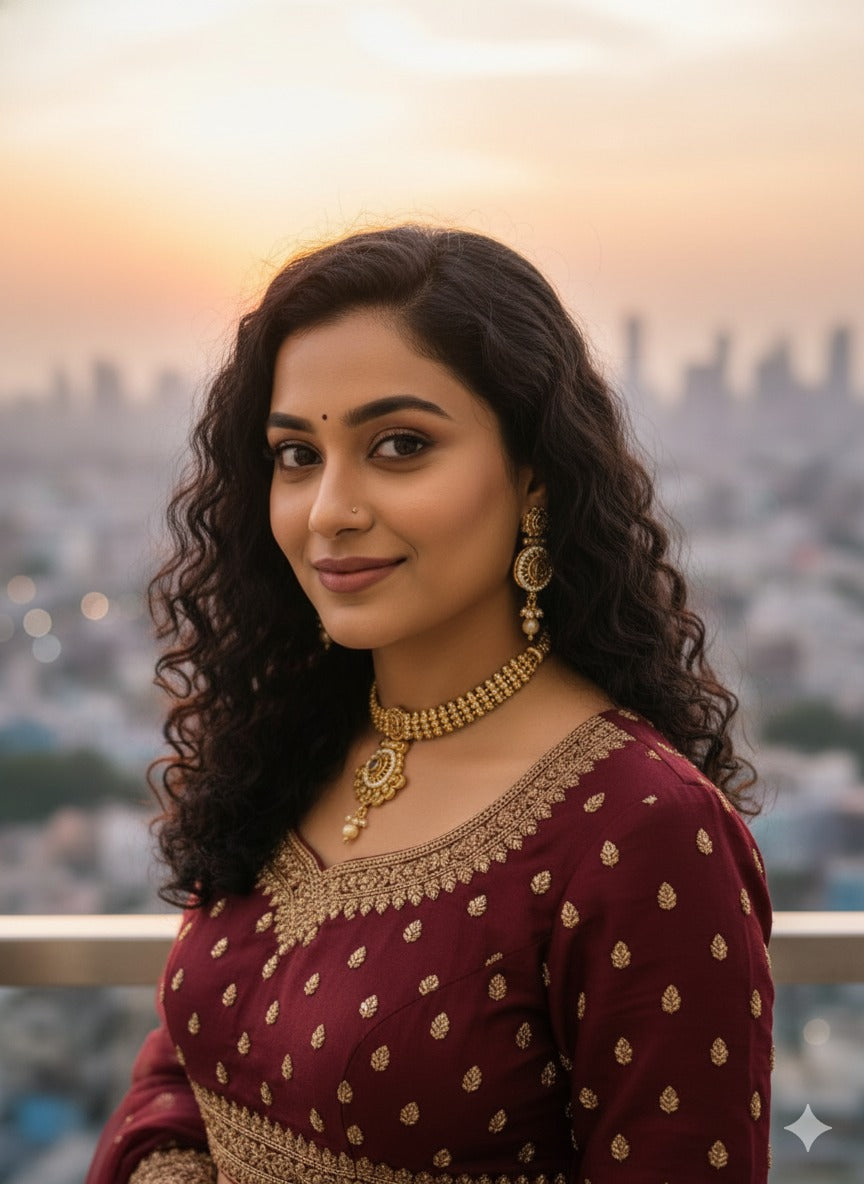 Rajwadi Gold Plated Necklace